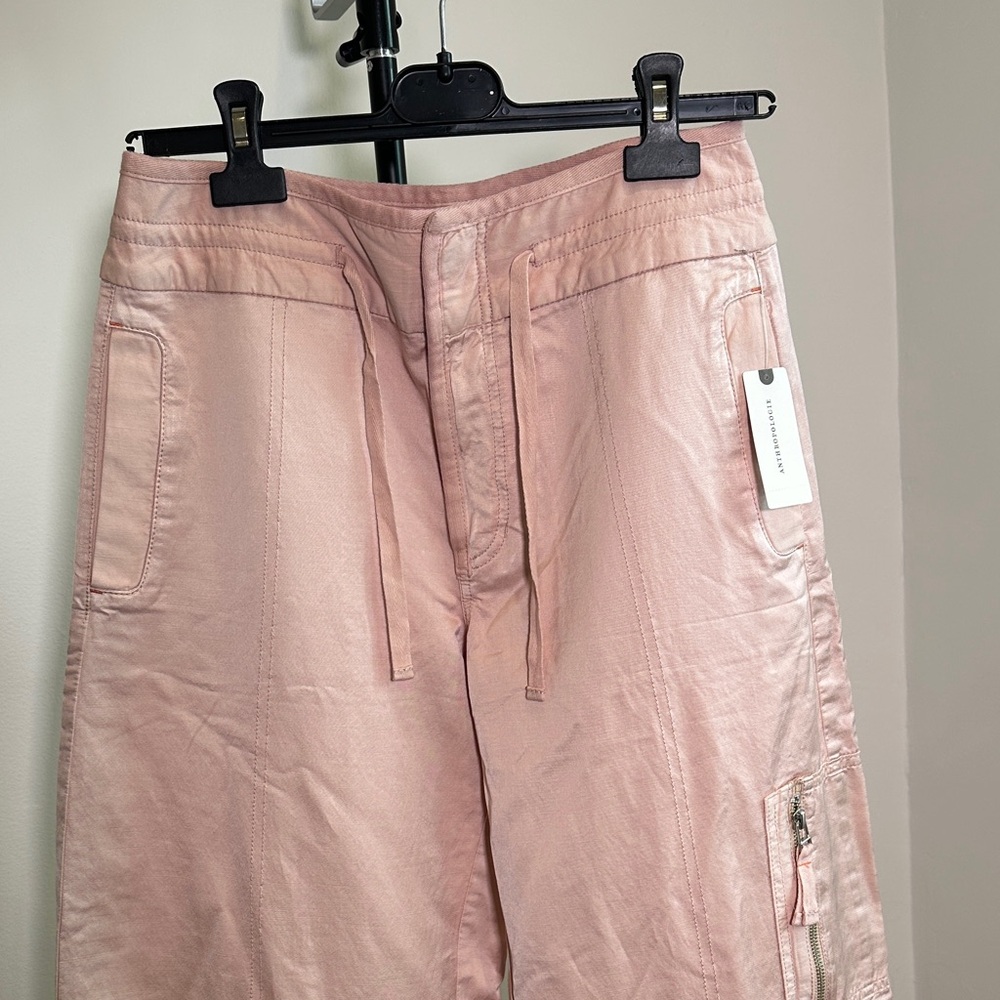 Anthropologie Blush Pink Cargo Pants. PILCRO - Picture 2 of 14